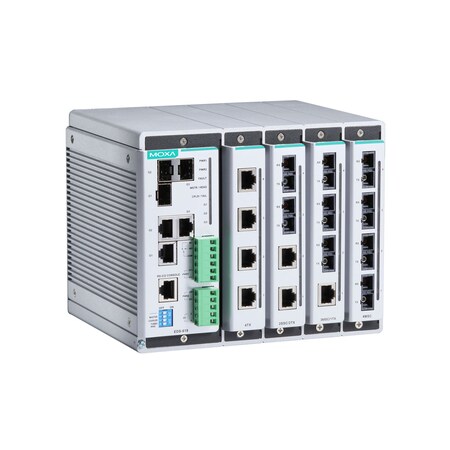 Moxa Compact Mgd Eth. Swtch System W/ 4 Slots For 4Port Fast, Eds-619-T EDS-619-T